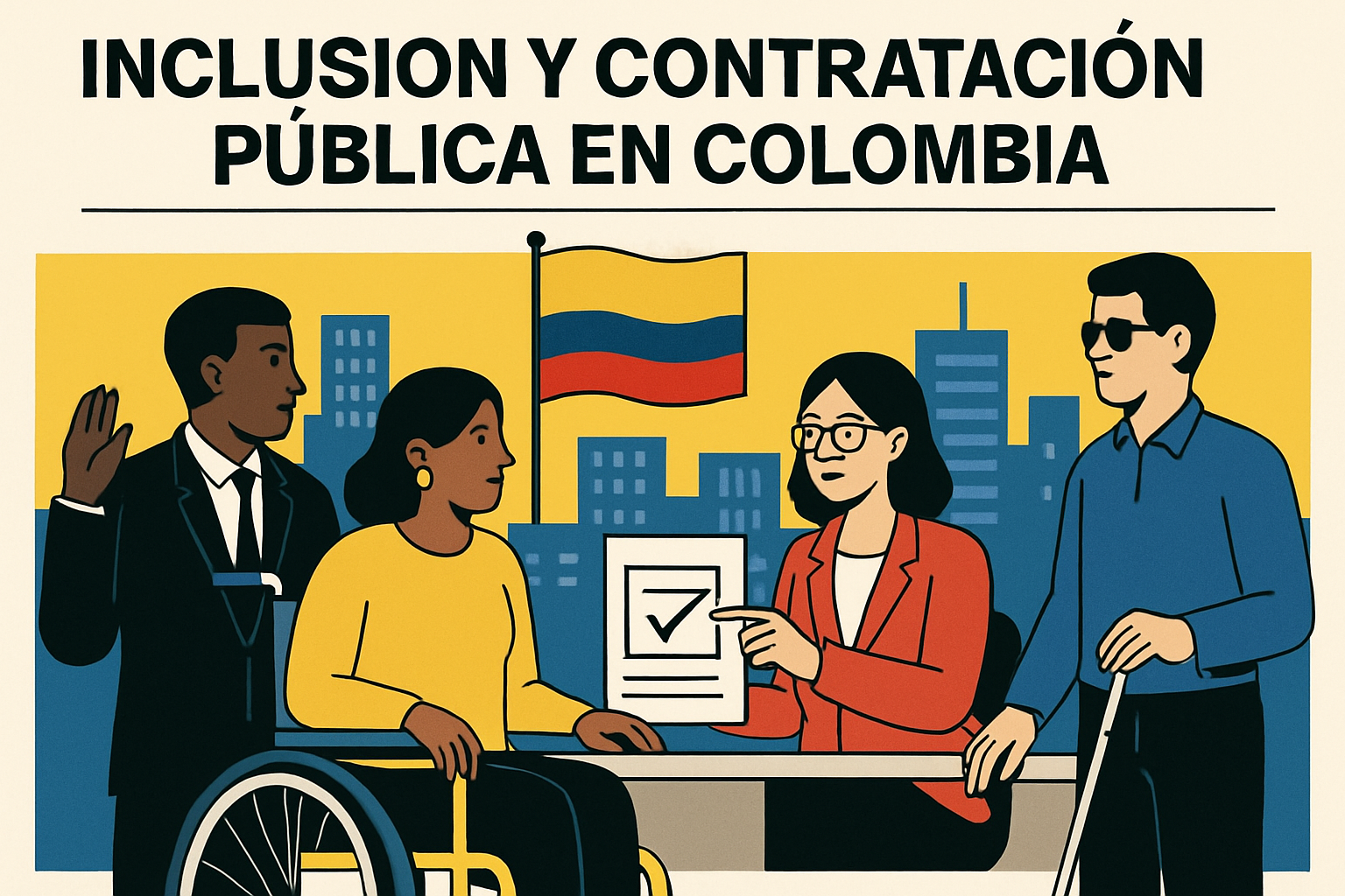 Nuevo decreto promueve inclusión de personas con discapacidad en contratación pública
